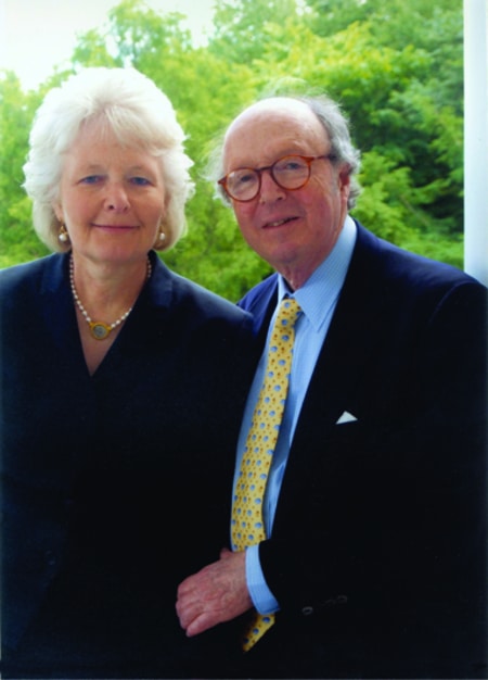 Margaret H. Marshall with her deceased husband, Anthony Lewis, a Pulitzer Prize Winning Journalist.